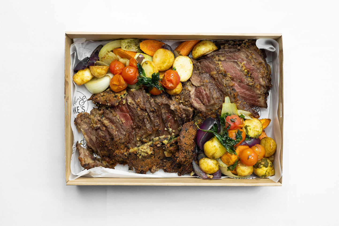 Roast Beef & Seasonal Root Vegetable Platter (serves 15)