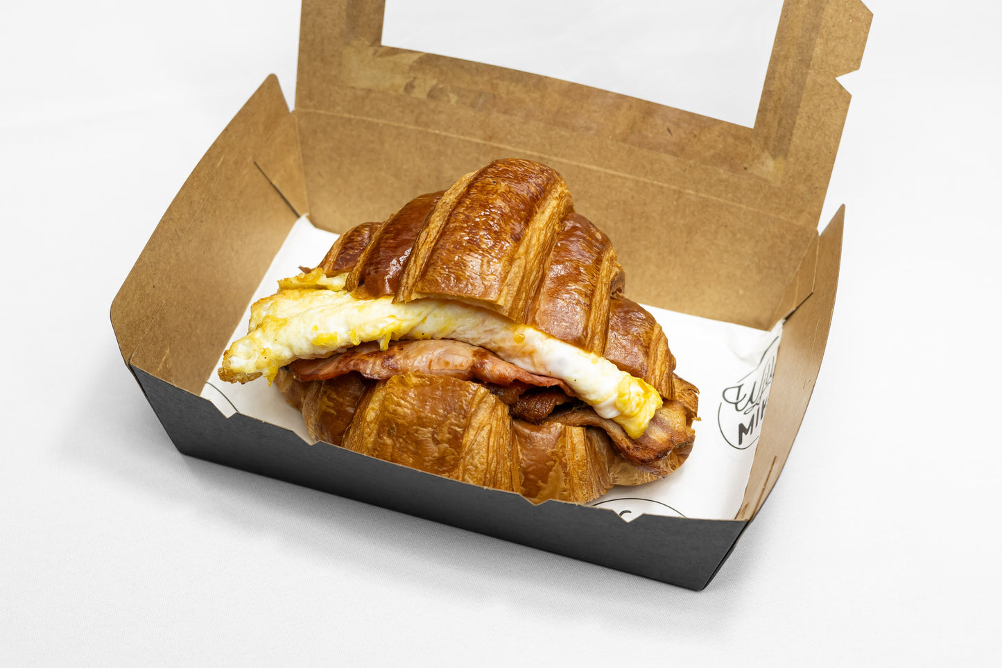 Large Egg and Bacon Croissant