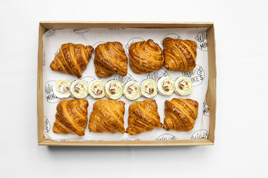 Mini Croissant with pepe saya butter (8 pieces)