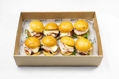 Mini Roast Turkey and Brie Sliders (9 pc)