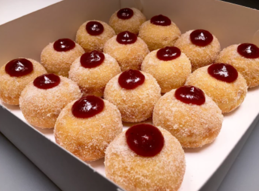 Mini Jam Filled Donuts (6 pieces)