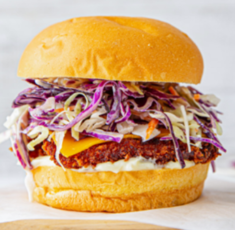 Gluten Free Fried Chicken Burger